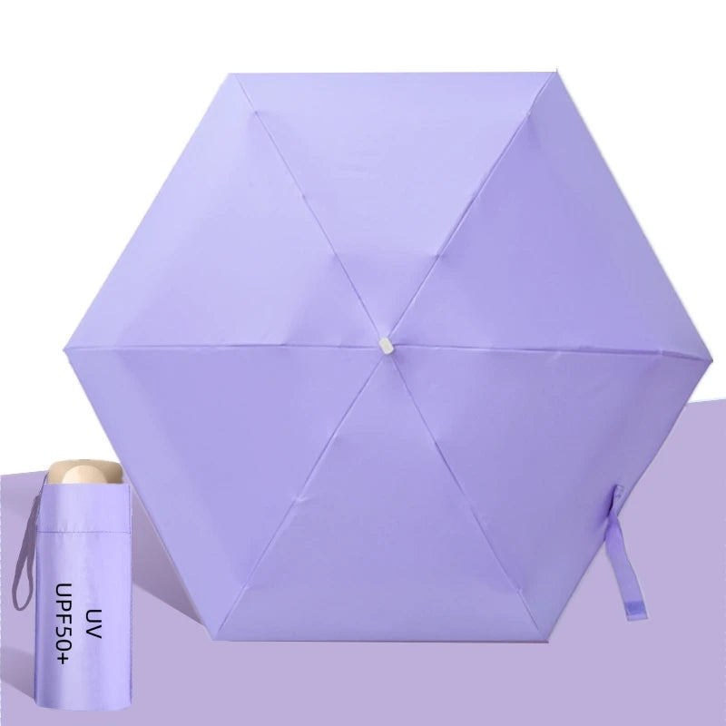 Xiaomi UPF50+ Umbrella Mini Pocket Sun Shade Umbrella Portable Vinyl Folding Rain Travel Umbrella UV Protection Parasol Capsule
