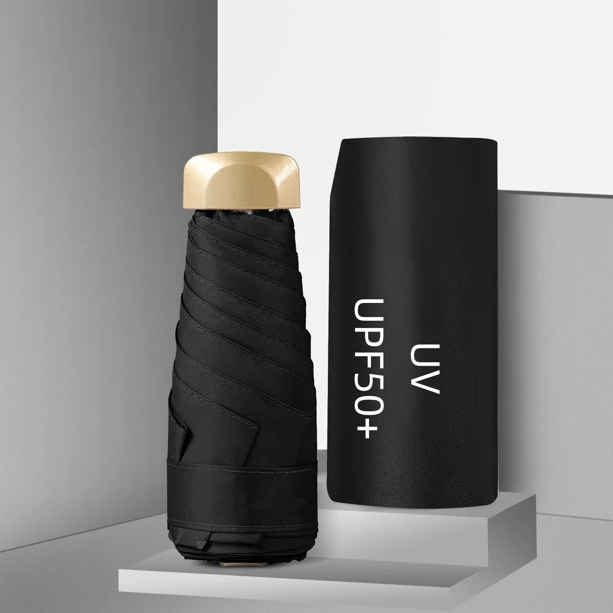Xiaomi UPF50+ Umbrella Mini Pocket Sun Shade Umbrella Portable Vinyl Folding Rain Travel Umbrella UV Protection Parasol Capsule