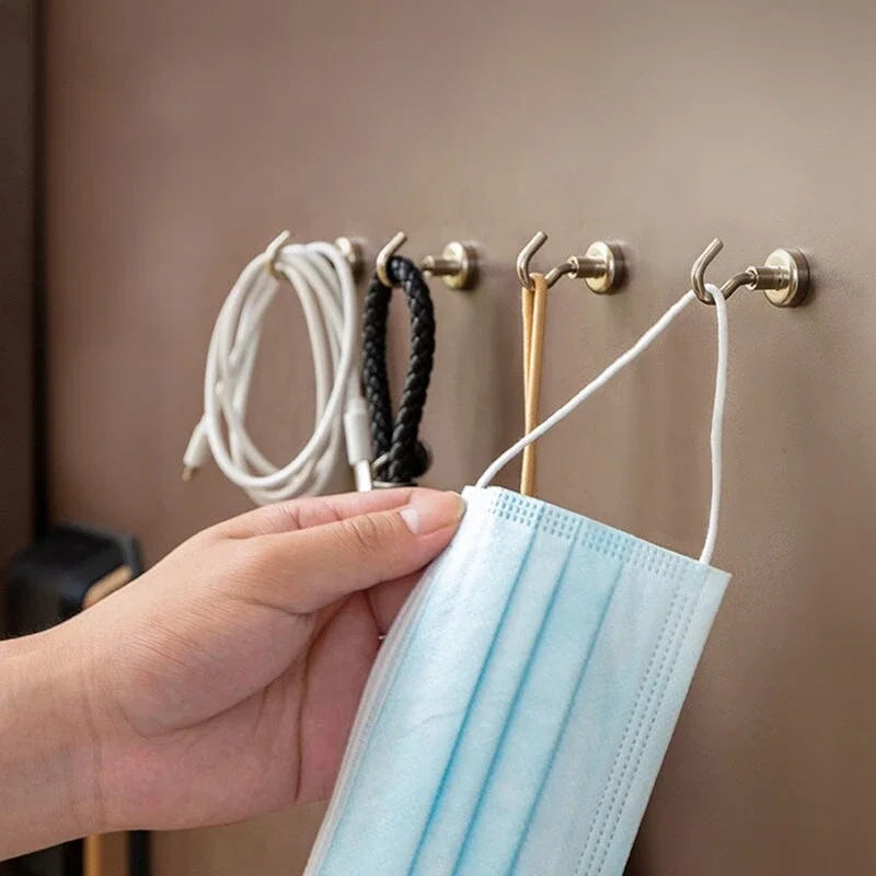 E10/12/16/32mm Strong Magnetic Hooks Multi-Purpose Storage Home Kitchen Bar Storage Key Storage Hooks Bathroom Hangers