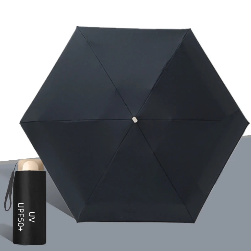 Xiaomi UPF50+ Umbrella Mini Pocket Sun Shade Umbrella Portable Vinyl Folding Rain Travel Umbrella UV Protection Parasol Capsule