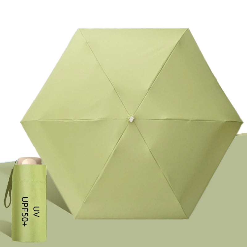 Xiaomi UPF50+ Umbrella Mini Pocket Sun Shade Umbrella Portable Vinyl Folding Rain Travel Umbrella UV Protection Parasol Capsule