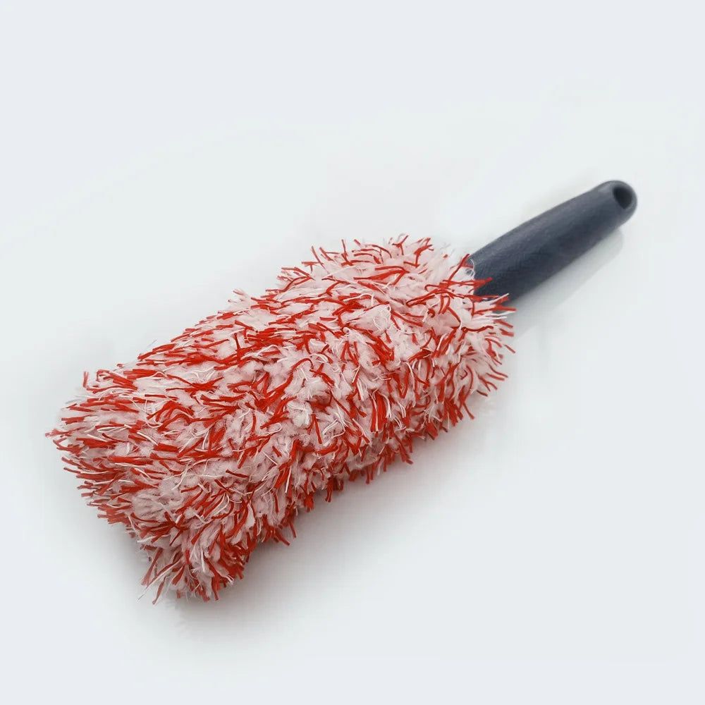 Car Cleaning Brush Car Cleaning Wheel Brush Portable Plush Tire and Rim Car Care Accessories Multifunctional Brush Tool Car Care