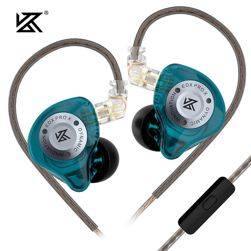 KZ EDX PRO X Dynamic Drive Earphone HIFI Bass Earbud Sport Music Cancelling Headsets KZ EDX PROX ZSTX ZSN PROX EDC EDA ZVX