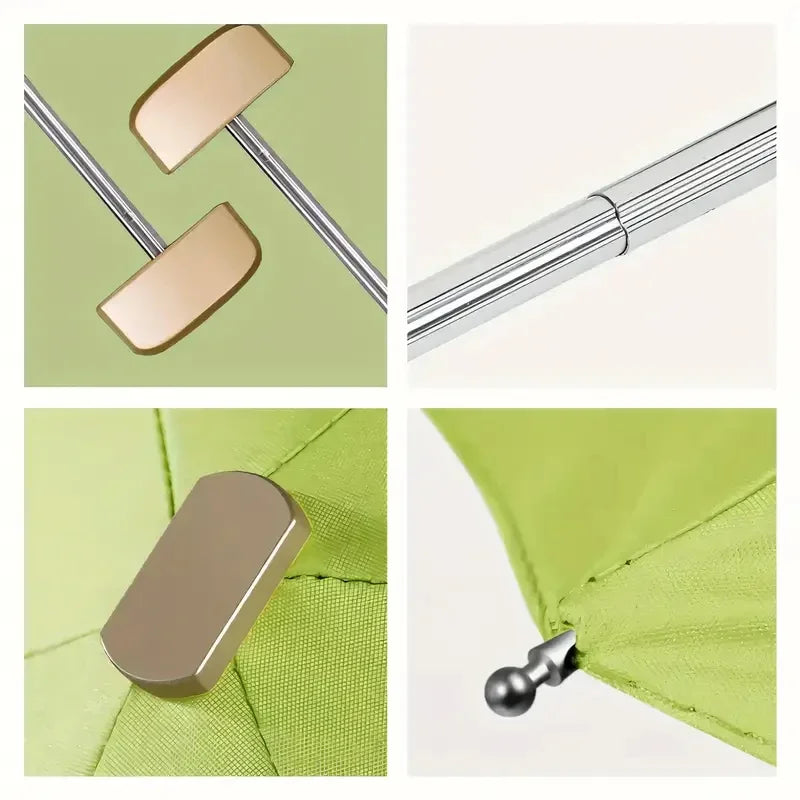 UPF50+ Umbrella Mini Pocket Sun Shade Umbrella Portable Vinyl Folding Rain Travel Umbrella UV Protection Parasol Capsule