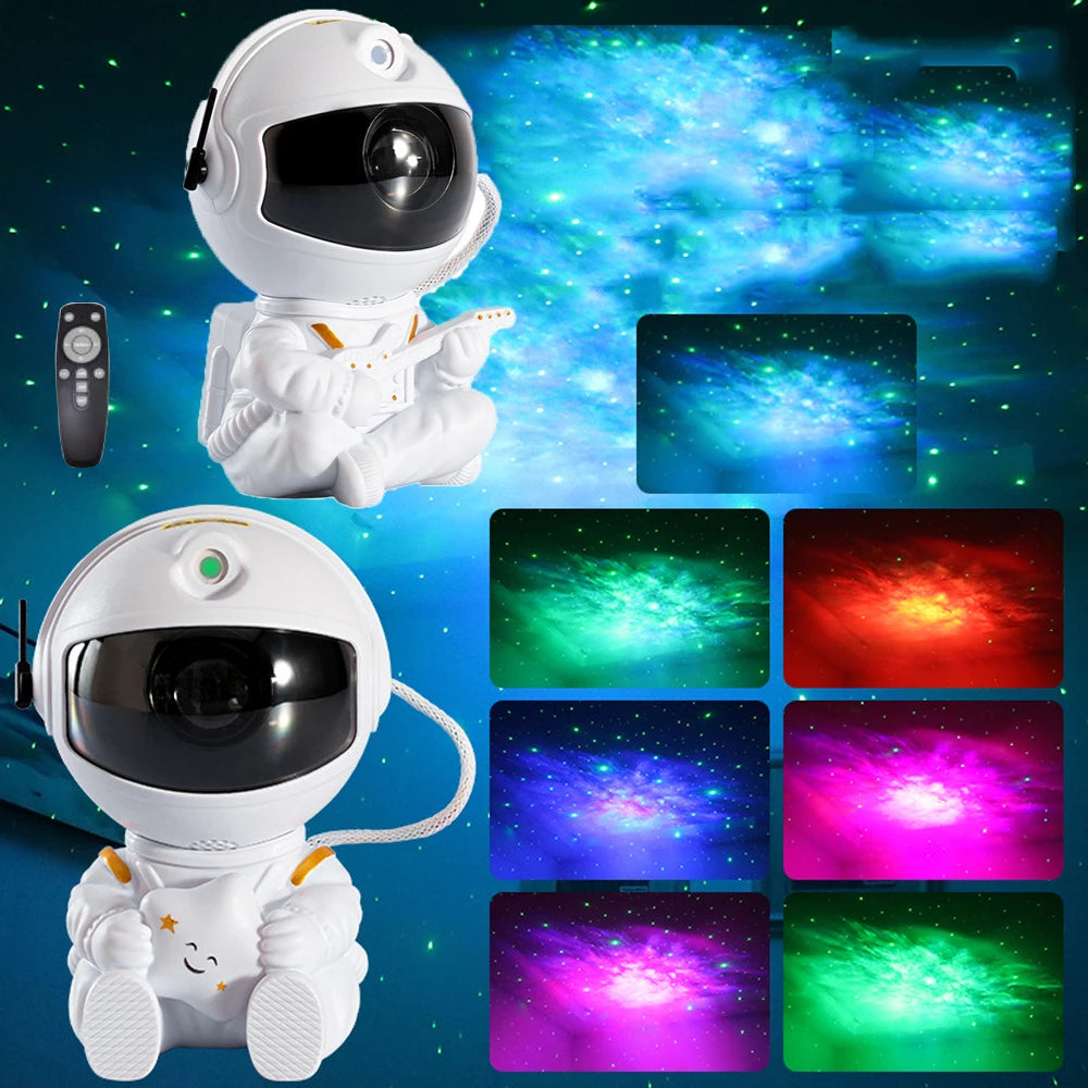 Astronaut Projector Night Light Nebula Galaxy Star Ceiling Galaxy Lights Home Party Decorative Bedroom Children Kids Gift
