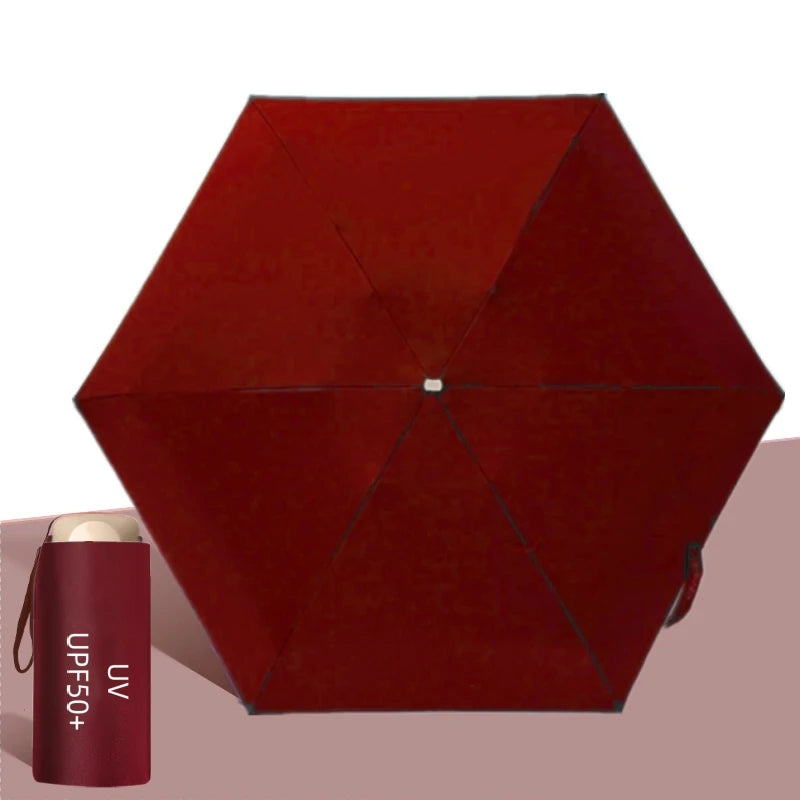 Xiaomi UPF50+ Umbrella Mini Pocket Sun Shade Umbrella Portable Vinyl Folding Rain Travel Umbrella UV Protection Parasol Capsule