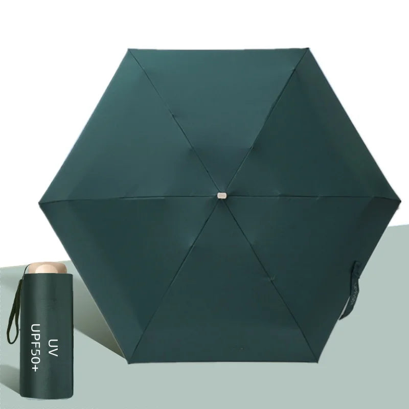 Xiaomi UPF50+ Umbrella Mini Pocket Sun Shade Umbrella Portable Vinyl Folding Rain Travel Umbrella UV Protection Parasol Capsule