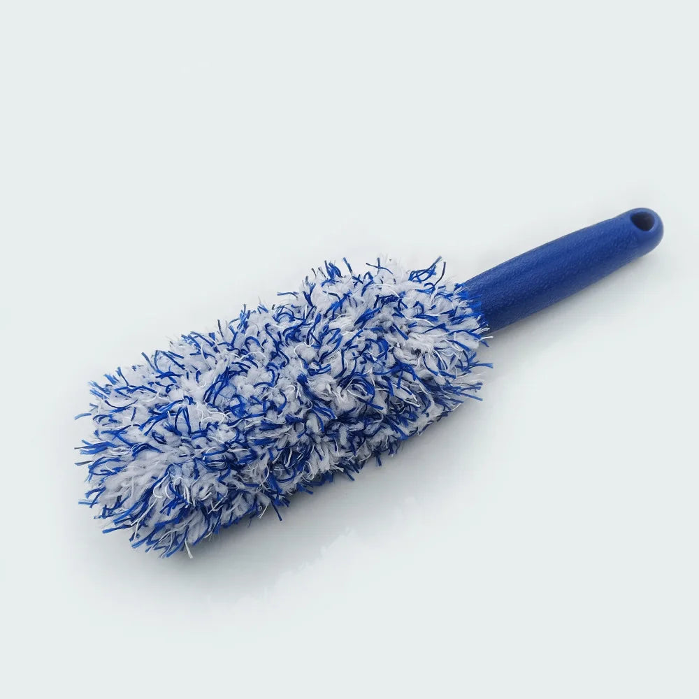 Car Cleaning Brush Car Cleaning Wheel Brush Portable Plush Tire and Rim Car Care Accessories Multifunctional Brush Tool Car Care
