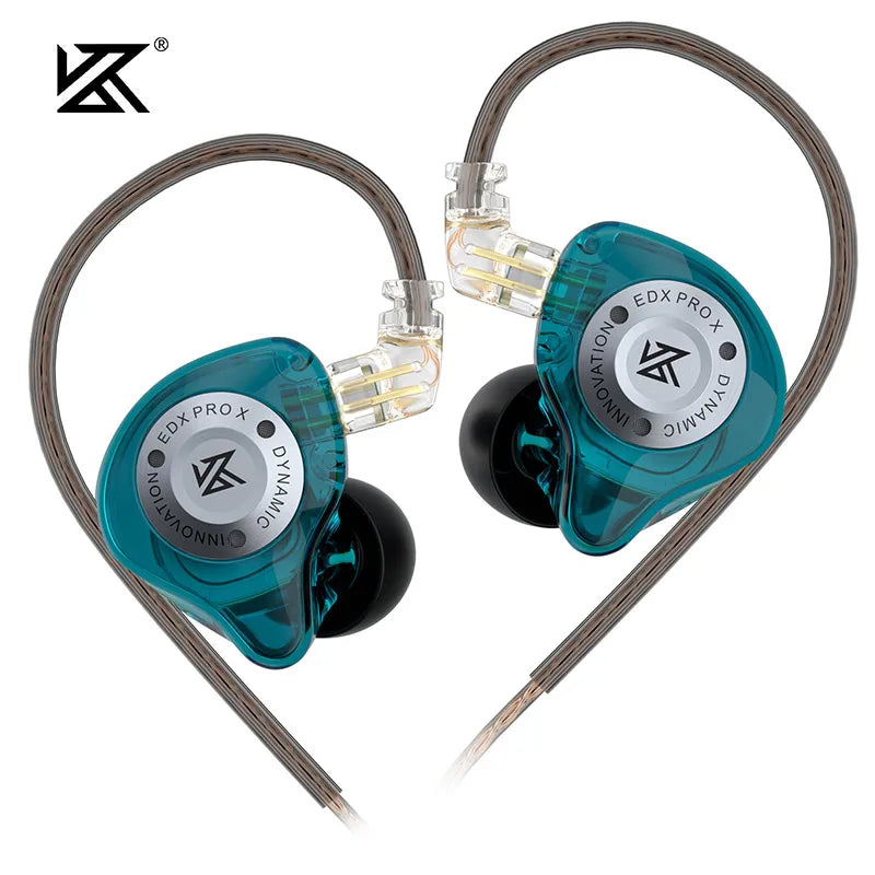 KZ EDX PRO X Dynamic Drive Earphone HIFI Bass Earbud Sport Music Cancelling Headsets KZ EDX PROX ZSTX ZSN PROX EDC EDA ZVX