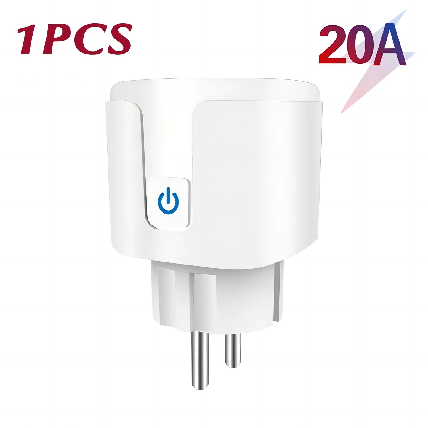 Tuya Smart Socket Outlet EU Plug 16A/20A With Power Monitor Timing Voice Control Wifi Smart Plug Works With Alexa Google Home