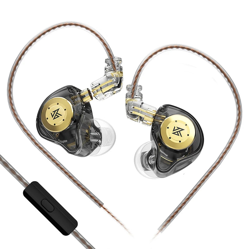 KZ edx pro Headset Dynamics in the Ear Monitor Hifi Wired Headset Bass Stereo Game Music Headset Noise Cancellation Headset