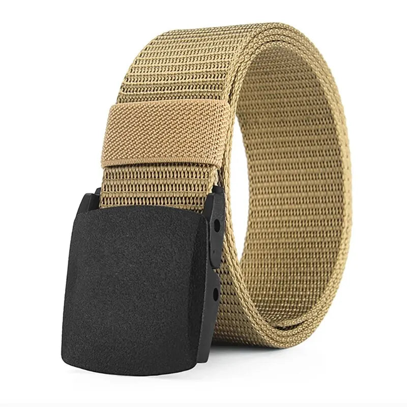 Military Automatic Buckle Nylon Belt Outdoor Hunting Multifunctional Tactical Canvas Belt High Quality Men Belt
