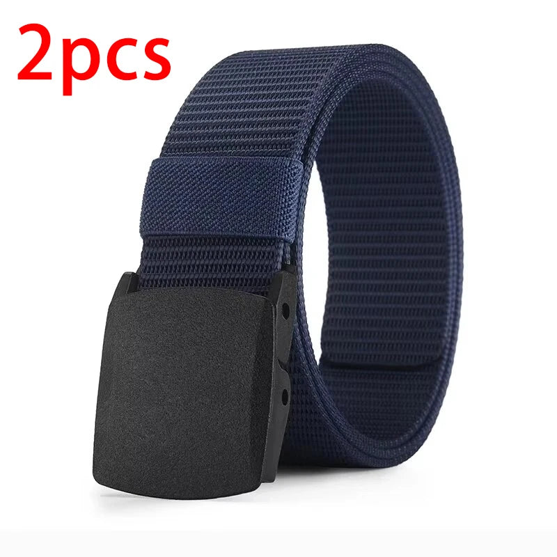 Military Automatic Buckle Nylon Belt Outdoor Hunting Multifunctional Tactical Canvas Belt High Quality Men Belt