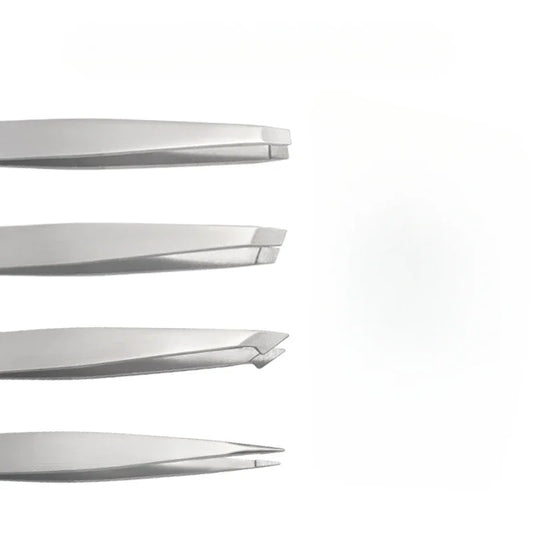 4Pcs Tweezers Set-Precision Eyebrow And Facial Hair Debris And Endogenous Hair Removal Suitable for Both Men And Wome