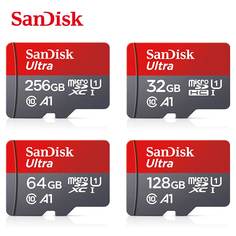 Sandisk Ultra Micro tf SD card 128GB 32GB 64GB 256GB Mini SD Card SD/TF Flash Card Memory Card 32 64 128 gb miniSD for Phone