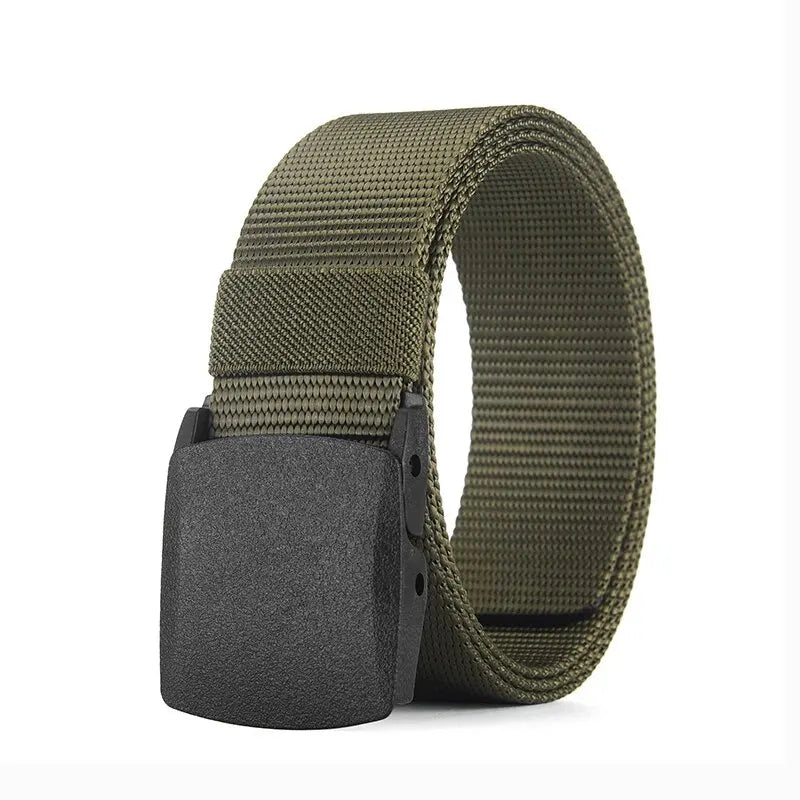 Military Automatic Buckle Nylon Belt Outdoor Hunting Multifunctional Tactical Canvas Belt High Quality Men Belt