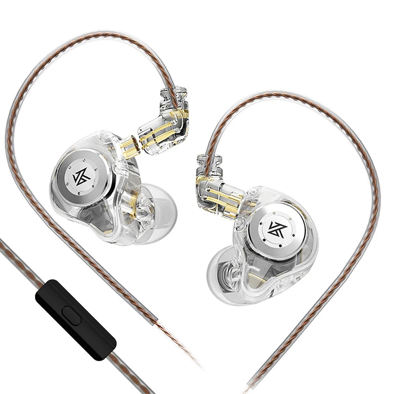 KZ edx pro Headset Dynamics in the Ear Monitor Hifi Wired Headset Bass Stereo Game Music Headset Noise Cancellation Headset