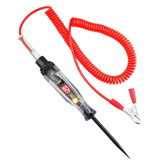 Car Truck Voltage Circuit Tester Auto 6V 24V Tools Car diagnostic Probe Test Pen Light Bulb electric measuring pen tools