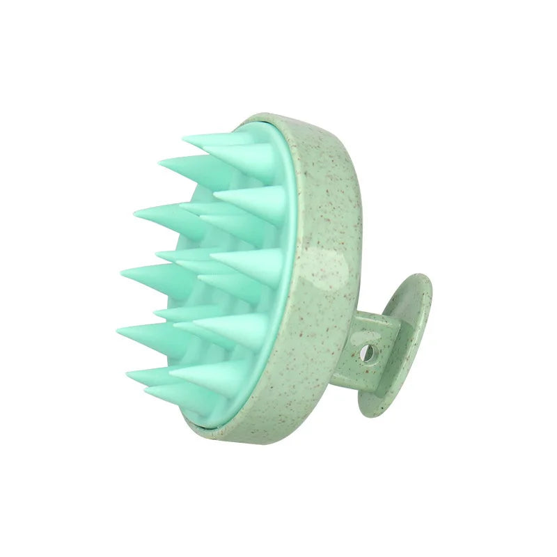Silicone Shampoo Brush Head Scalp Massage Comb Hair Root Itching Clean The Scalp Thoroughly Body Massage Brush Bath Brush